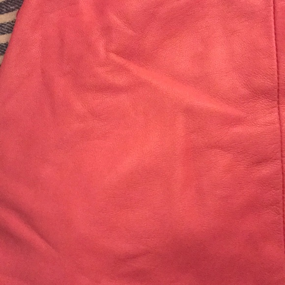 Pink pleather vintage skirt - Picture 2 of 5